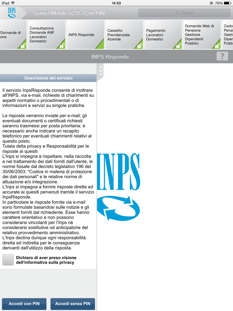 estratto conto contributivo