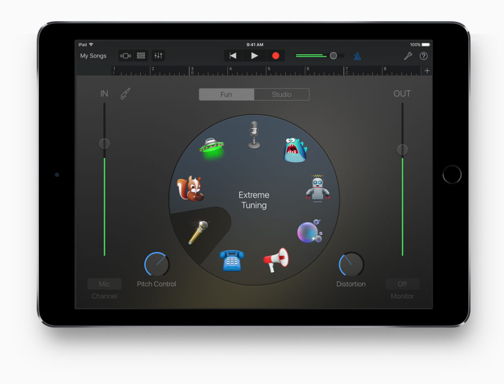 GarageBand iPad